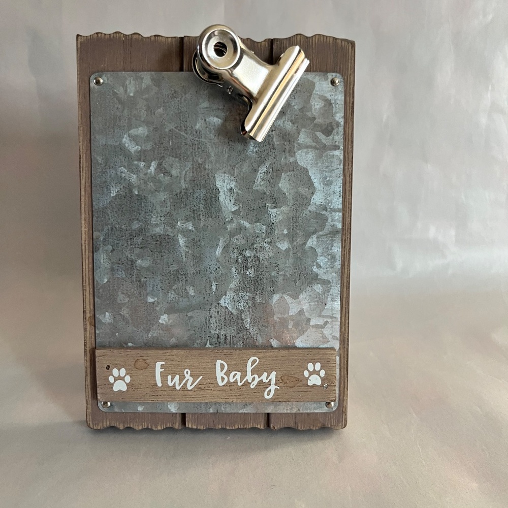 Fur Baby Farmhouse Picture Holder Frame - Picture 4 of 7